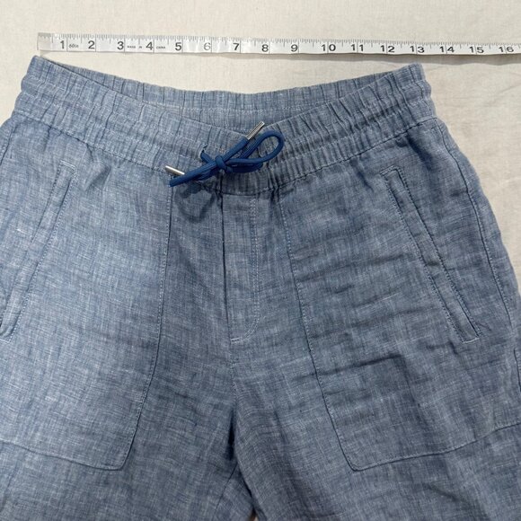 Athleta Retreat Linen Jogger‎ Chambray Blue Size 2P - Picture 10 of 10